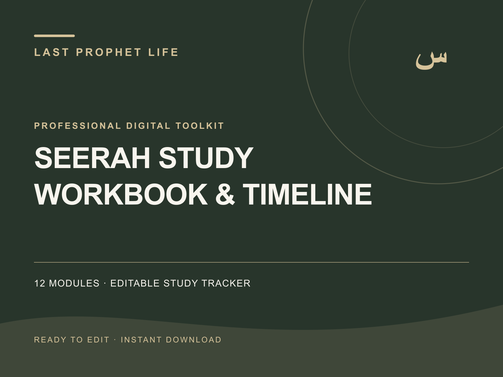Cover of The Seerah Study Workbook and Timeline